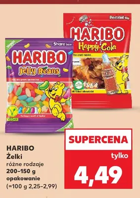 Żelki Happy Cola Haribo promocja w Kaufland