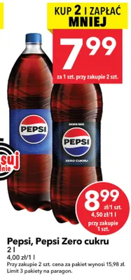 Pepsi Zero cukru promocja w LEWIATAN