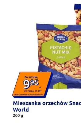Mieszanka orzechów Snacks of the World Pistachio Nut Mix Salted promocja w Action