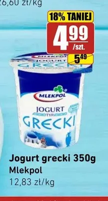 Jogurt grecki Mlekpol promocja w API Market