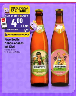 Piwo Bestbir Mango-Ananas promocja w POLOmarket