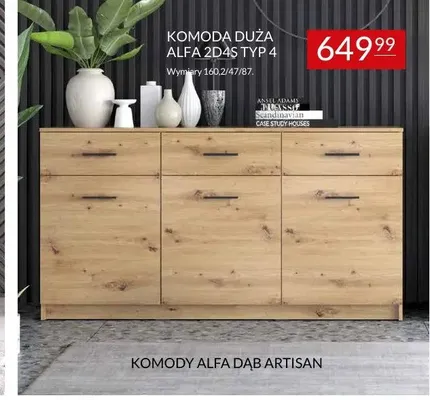 Komoda duża Alfa 2D4S typ 4 promocja w Abra Meble