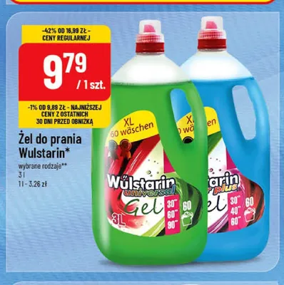 Żel do prania Wulstarin Color Plus promocja w POLOmarket