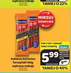 Kabanosy Exclusive Tarczyński promocja w Delfin