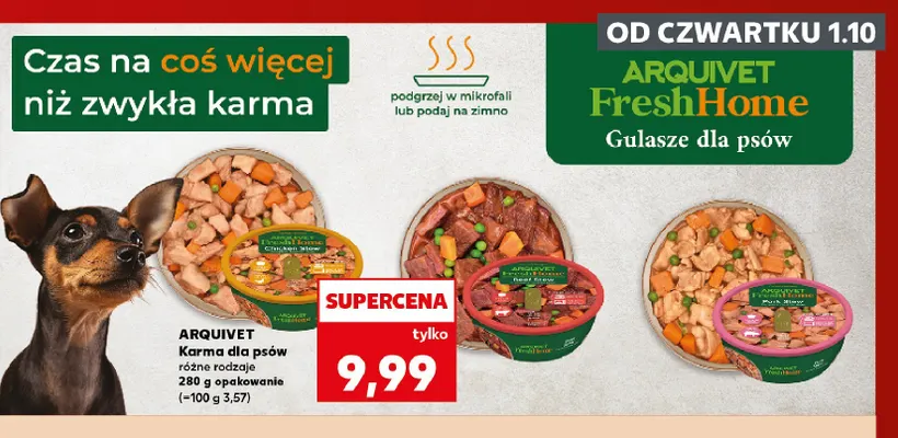 Karma dla psów Arquivet promocja w Kaufland