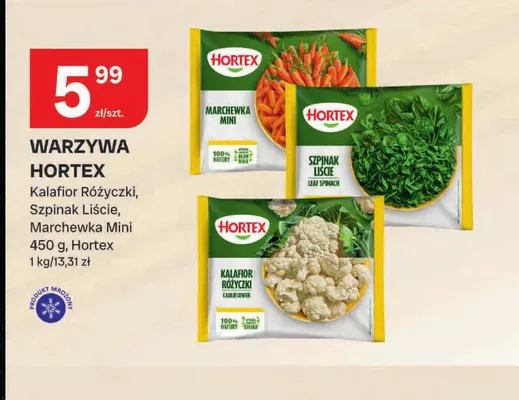 Warzywa Hortex kalafior różyczki promocja w Chorten