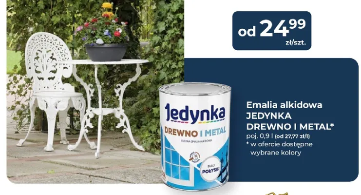 Emalia alkidowa DREWNO I METAL promocja w PSB Mrówka