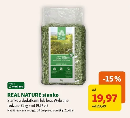 Sianko dla gryzoni Real Nature promocja w MAXI ZOO