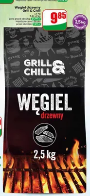 Węgiel drzewny Grill & Chill promocja w Dino