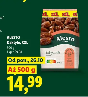 Daktyle soft Alesto XXL promocja w Lidl