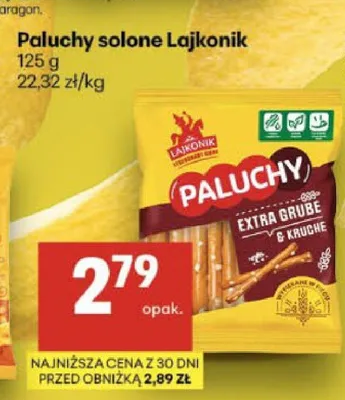 Paluchy solone Lajkonik promocja w Delikatesy Centrum