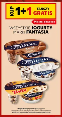 Jogurt Fantasia E.Wedel mleczna czekolada promocja w Kaufland