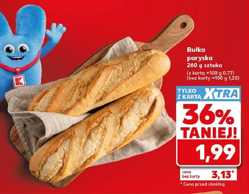 Bułka paryska promocja w Kaufland
