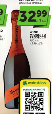 Wino Mionetto Prosecco promocja w Euro Sklep