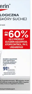 Maść regenerująca dla suchej popękanej i podrażnionej skóry Aquaphor Eucerin promocja w Ziko Dermo