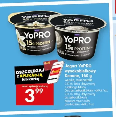 Jogurt YoPRO wysokobiałkowy wanilia promocja w Twój Market