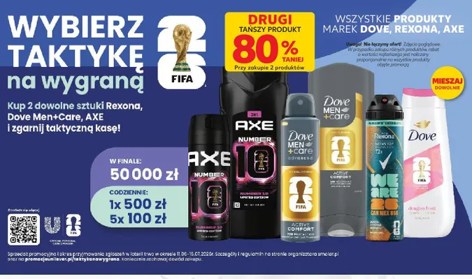 Kosmetyki Dove, Rexona, Axe promocja w Kaufland