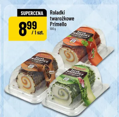 Roladki twarożkowe Primello z papryką i chili promocja w POLOmarket