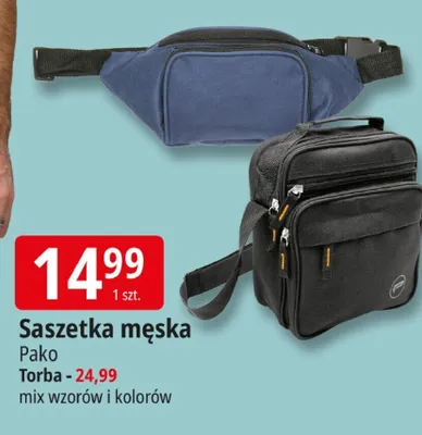 Saszetka męska promocja w Leclerc