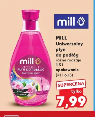 Płyn uniwersalny do podłóg Mill promocja w Kaufland