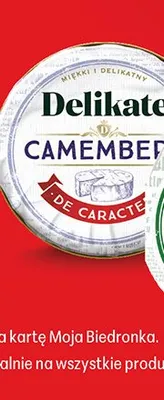 Ser Camembert de Caractère promocja w Biedronka