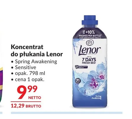 Koncentrat do płukania Lenor Sensitive promocja w Makro