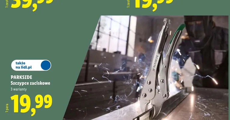 Szczypce zaciskowe Parkside promocja w Lidl