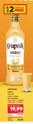 Likier Krupnik promocja w Kaufland