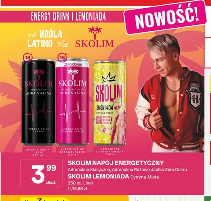 Napój energetyczny Skolim Adrenalina Klasyczna promocja w Chorten
