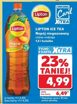 Napój niegazowany różne rodzaje Ice Tea promocja w Kaufland