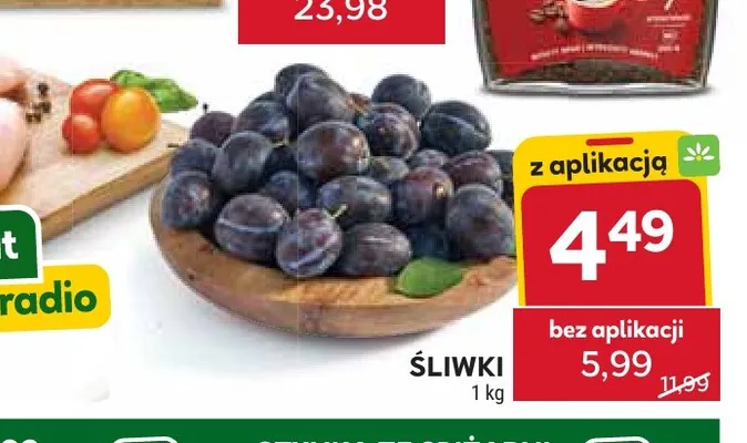 Śliwki promocja w Stokrotka