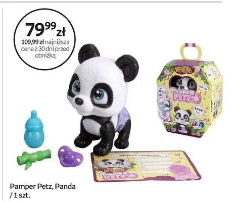 Zabawka Pamper Petz Panda promocja w Empik