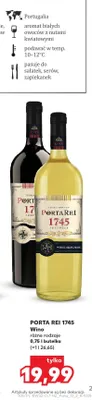 Wino czerwone Porta Rei 1745 Port promocja w Kaufland