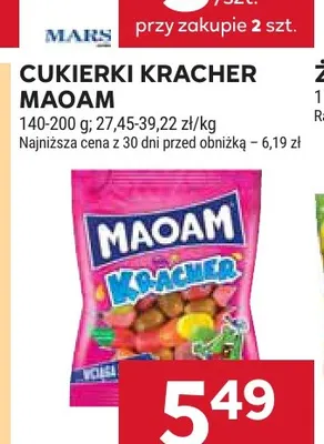 Cukierki Kracher Maoam promocja w Stokrotka
