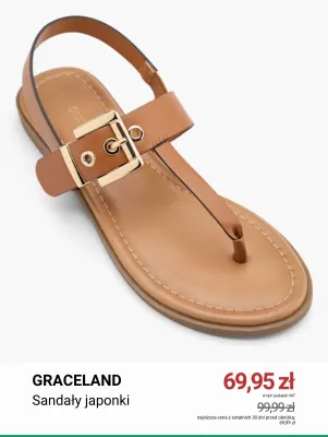 Sandały japonki Graceland promocja w Deichmann