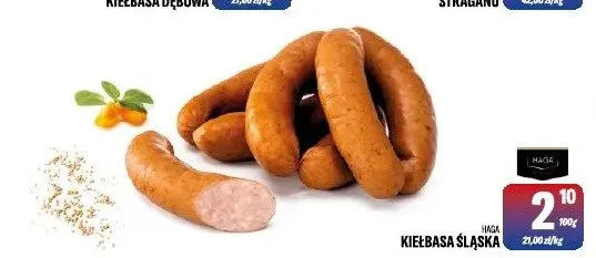 Kiełbasa śląska Haga promocja w Tomi Markt
