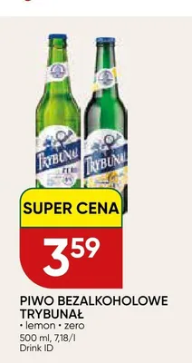 Piwo bezalkoholowe Trybunał Lemon promocja w Chata Polska