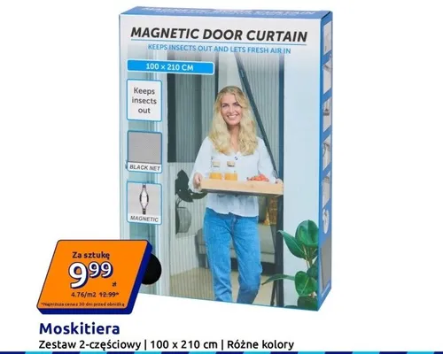 Moskitiera magnetyczna 100x210cm promocja w Action