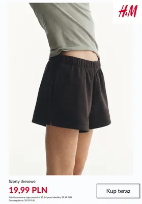 Szorty dresowe H & M promocja w H&M