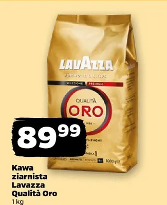 Kawa ziarnista Qualità Oro promocja w Netto