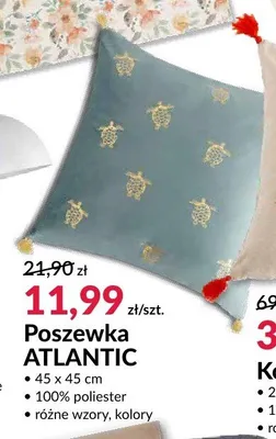 Poszewka ATLANTIC promocja w Salony Agata