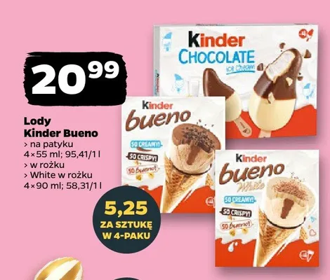 Lody na patyku promocja w Netto