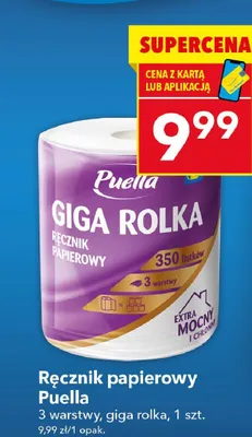 Ręcznik papierowy giga rolka promocja w LEWIATAN