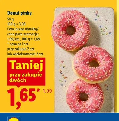 Donut pinky promocja w Lidl