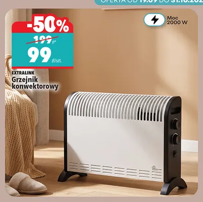 Grzejnik konwektorowy Extralink promocja w Biedronka