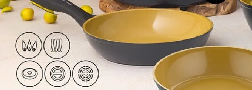 Patelnia aluminiowa Florina AmVegan 24 cm promocja w Netto