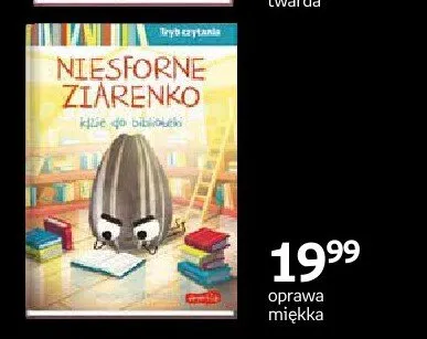 Książka Niesforne ziarenko idzie do biblioteki oprawa miękka promocja w Dzień Dziecka
