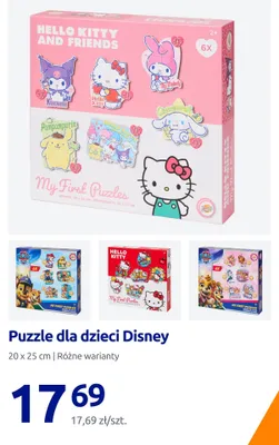 Puzzle dla dzieci Disney promocja w Action