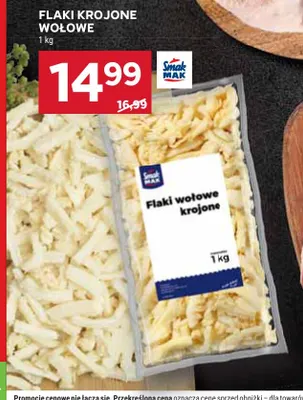Flaki krojone wołowe Smak Mak promocja w Stokrotka