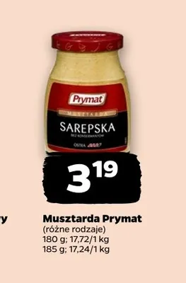 Musztarda Prymat Sarepska promocja w Netto